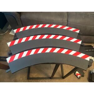 Carrera Outside Shoulder for 1/60º Curve slot car track, 3 pk